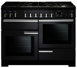 RANGEMASTER  Professional Deluxe 110 Dual Fuel Range Cooker - Slate & Chrome